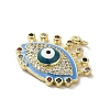 Brass Micro Pave Cubic Zirconia Pendants KK-E092-09G-04-2