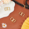 4Pcs Brass Tri-Glide Adjuster Buckles Clasps FIND-OC0003-47-5