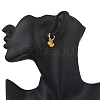 Brass Hoop Earrings EJEW-JE06674-3