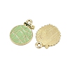 Alloy Enamel Pendants FIND-G100-03G-2