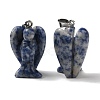 Natural Blue Spot Jasper Pendants G-C095-03P-01-2