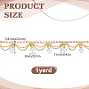1Yards Glass & Plastic & Iron Beaded Trim OCOR-HY0001-75-2