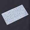 Number and Letter Design DIY Silicone Molds AJEW-P042-03-3