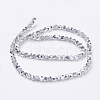 Electroplate Glass Beads Strands LS-EGLA-J042-4mm-H02-3