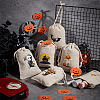 BENECREAT 36Pcs 6 Styles Halloween Cotton Cloth Storage Pouches ABAG-BC0001-52-4