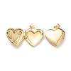 Brass Locket Pendants KK-P199-18G-3
