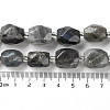 Natural Labradorite Beads Strands G-C105-A02-01-5
