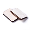 Unfinished Blank Poplar Wood Cabochons WOOD-D021-02A-2