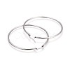 Tarnish Resistant 304 Stainless Steel Big Hoop Earrings EJEW-P173-13P-06-2