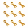 Brass Ice Pick Pinch Bails X-KK-KK06-G-1