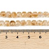 Heated Natural Citrine Beads Strands G-B175-C06-4x4mm-5