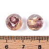 Handmade Gold & Silver Foil Glass Beads FOIL-N030-03A-01B-4
