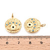 304 Stainless Steel Pave Rhinestone Pendants STAS-T069-72-3