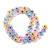 Handmade Evil Eye Lampwork Beads Strands LAMP-G164-10B-2