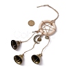 Iron Witch Bells for Door Knob for Protection HJEW-JM02203-3