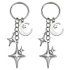 Star & Moon Alloy Keychain KEYC-SW00014-04-1