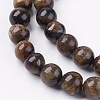 Natural Tiger Eye Round Bead Strands X-G-R200-10mm-3