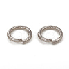 Tarnish Resistant 304 Stainless Steel Open Jump Rings STAS-G224-23P-03-3
