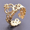 Fashionable 304 Stainless Steel Cuff Rings FS-WG08AB3-03-1