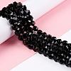 Natural Golden Sheen Obsidian Beads Strands G-C229-01C-2