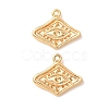 Brass Pendant Rhinestone Settings KK-CBAE15E-01G-1