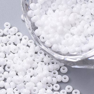 FGB 8/0 Grade A Round Glass Seed Beads SEED-N002-A-743-1