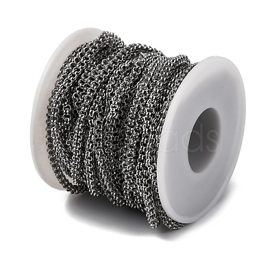 304 Stainless Steel Link Chains CHS-B006-07P-1