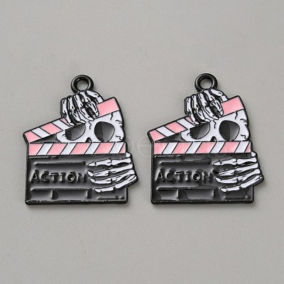 Zinc Alloy Enamel Pendants ENAM-CJC0021-20A-1