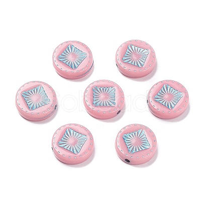Opaque Acrylic Beads OACR-G016-07J-1