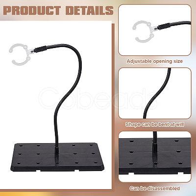 Plastic Assembled Action Figure Display Holders ODIS-WH0043-79-1