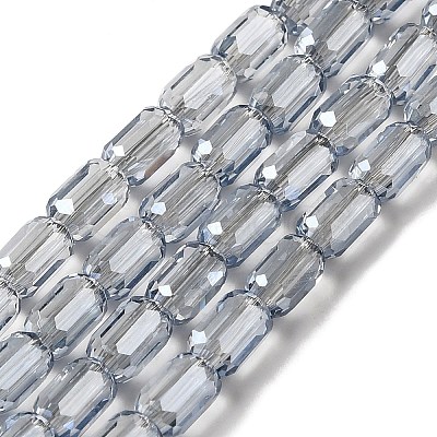 Electroplate Glass Beads Strands EGLA-D031-01-28-1