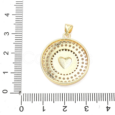 Brass Micro Pave Cubic Zirconia Pendants KK-H539-17A-06-1