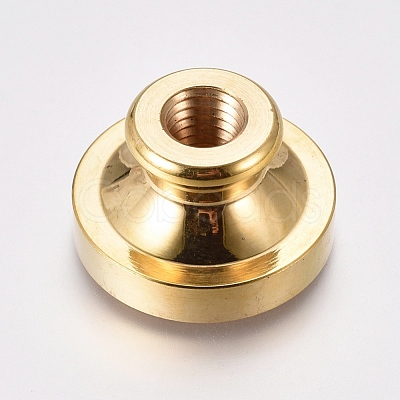 Brass Blank Stamp Head DIY-WH0148-09B-1