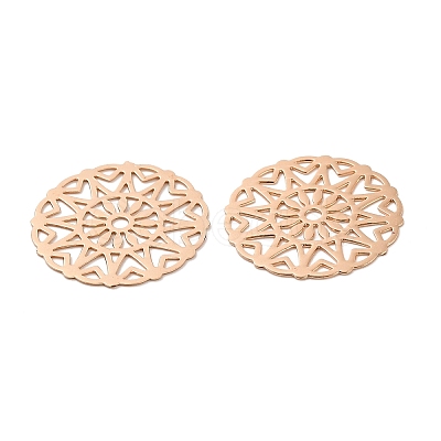Long-Lasting Plated Brass Filigree Joiners KK-K336-13KCG-1
