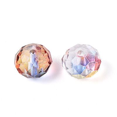 Baking Paint Transparent Glass Beads GLAA-N011-10mm-01-1