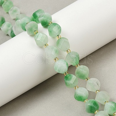 Dyed Natural Jade Beads Strands G-U023-A20-01D-1