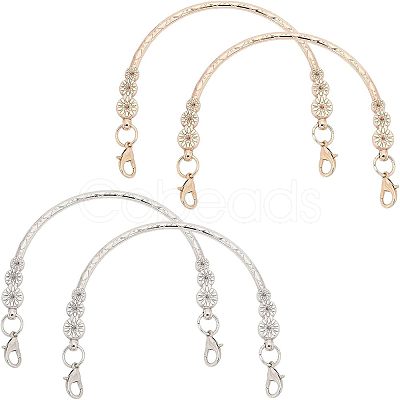 4Pcs 2 Colors Iron Bag Handle FIND-FH0001-97-1