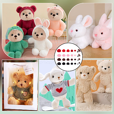 Triangle Plastic Doll Craft Safety Noses DIY-PH0031-69-1