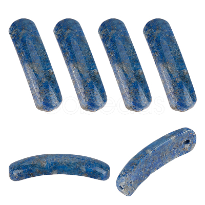 6Pcs Natural Lapis Lazuli Connector Charms G-OC0005-91D-1