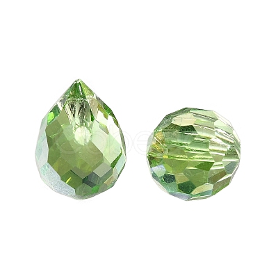 Transparent Glass Pendants GLAA-P070-A06-1
