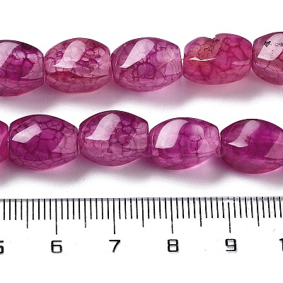 Natural Dragon Veins Agate Beads Strands G-G172-01S-1