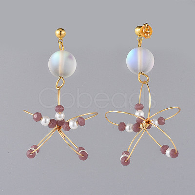 (Jewelry Parties Factory Sale)Dangle Stud Earrings EJEW-JE03694-03-1