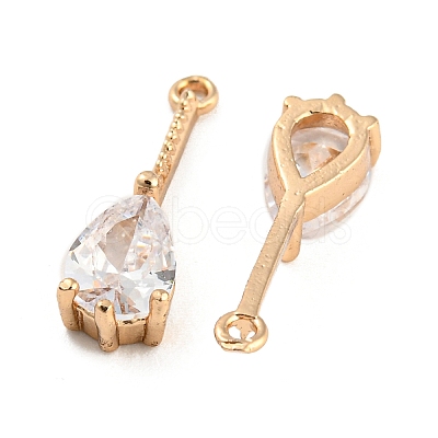 Brass with Cubic Zirconia Pendants LS-KK-Z035-01B-1