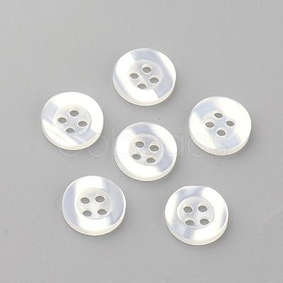 4-Hole Plastic Buttons BUTT-S020-11-10mm-1