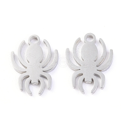 Non-Tarnish Halloween 304 Stainless Steel Charms STAS-O142-23P-1