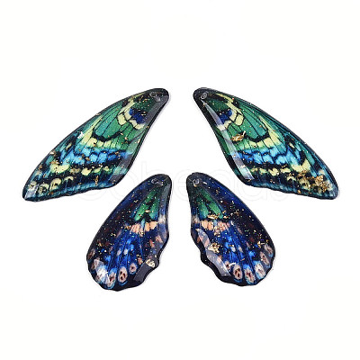 Epoxy Resin Pendants RESI-N045-02A-1