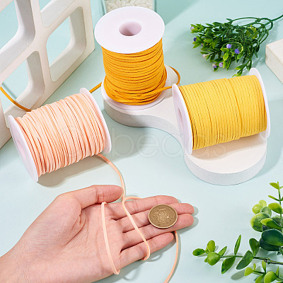 3 Rolls 3 Colors Faux Suede Cord LW-TA0001-07-1
