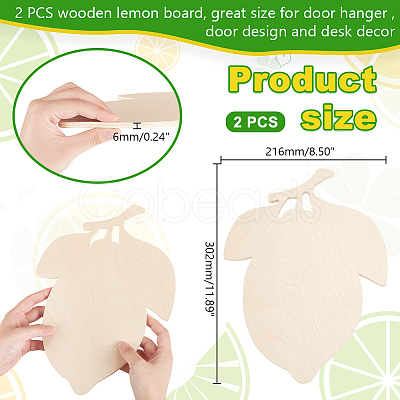 Unfinished Wood Board WOOD-WH0034-77B-1