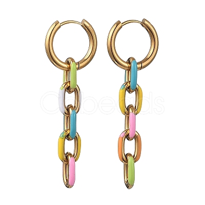 304 Stainless Steel Hoop Earrings EJEW-JE06983-1