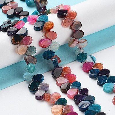 Natural Agate Beads Strands G-G021-04A-06-1